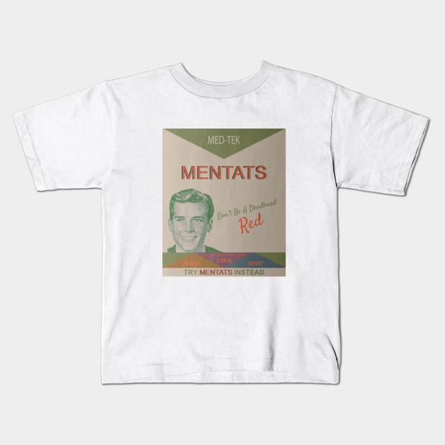 Mentats Advert Kids T-Shirt by Altdisney